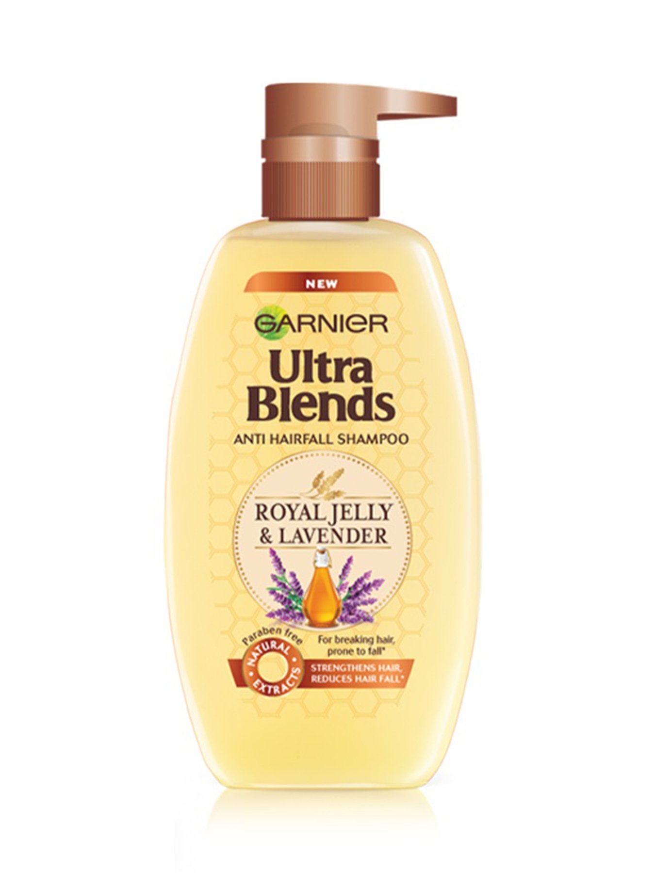 Garnier Ultra Blends Royal Jelly and Lavender Shampoo 640ml